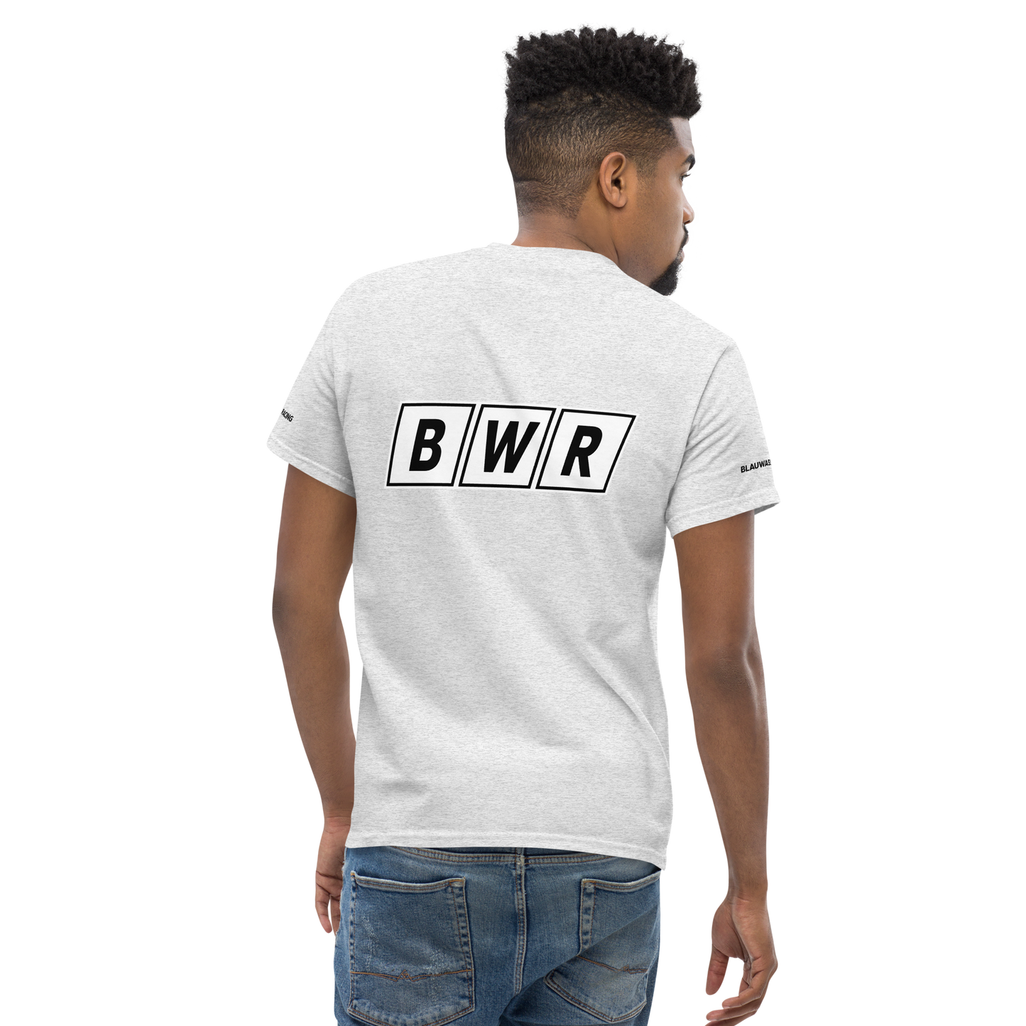 BWR Racing T-Shirt Schwarz &amp; Weiß 