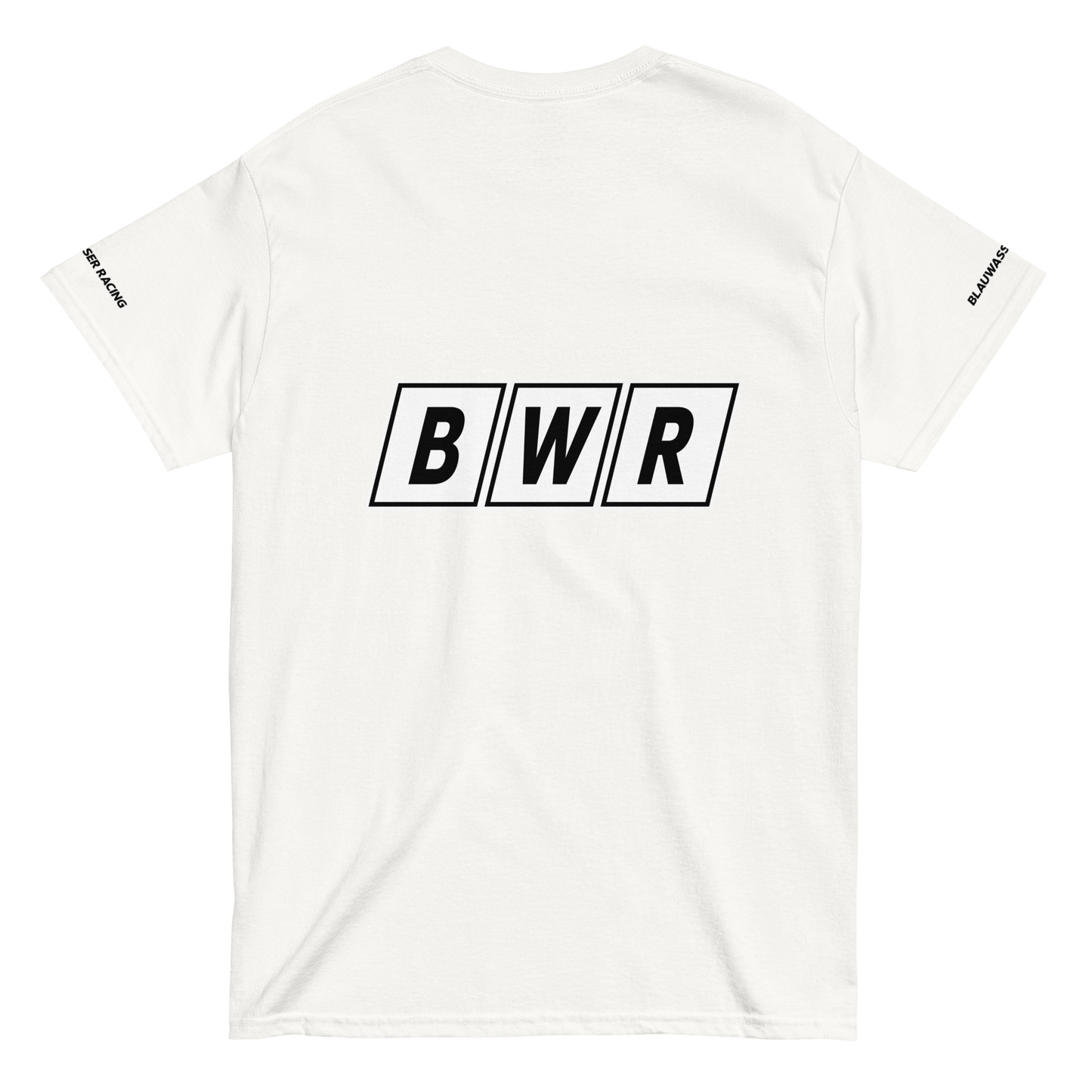 BWR Racing T-Shirt Schwarz &amp; Weiß 